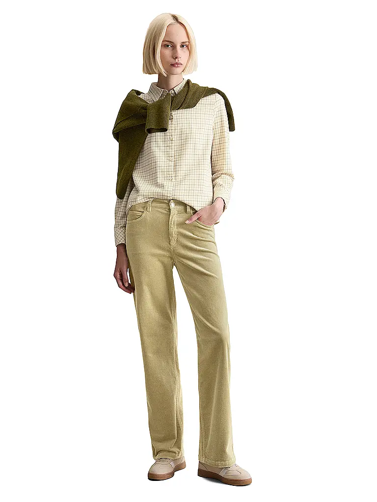 MARC O'POLO DENIM | Pantalon en velours côtelé | hellbraun