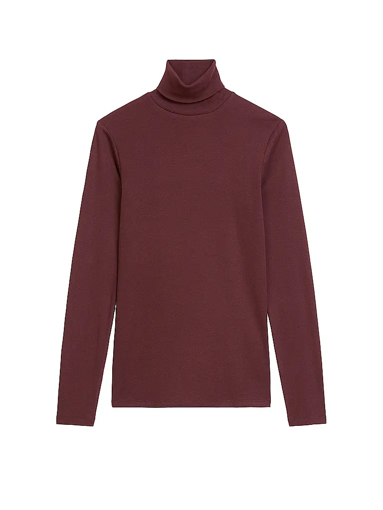 MARC O'POLO DENIM | Pull à col roulé | Rouge foncé