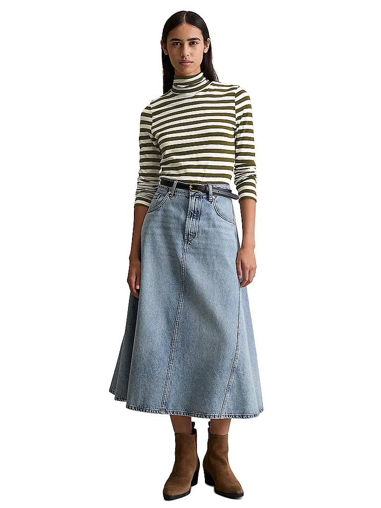 MARC O'POLO DENIM | Pull à col roulé | dunkelgrün