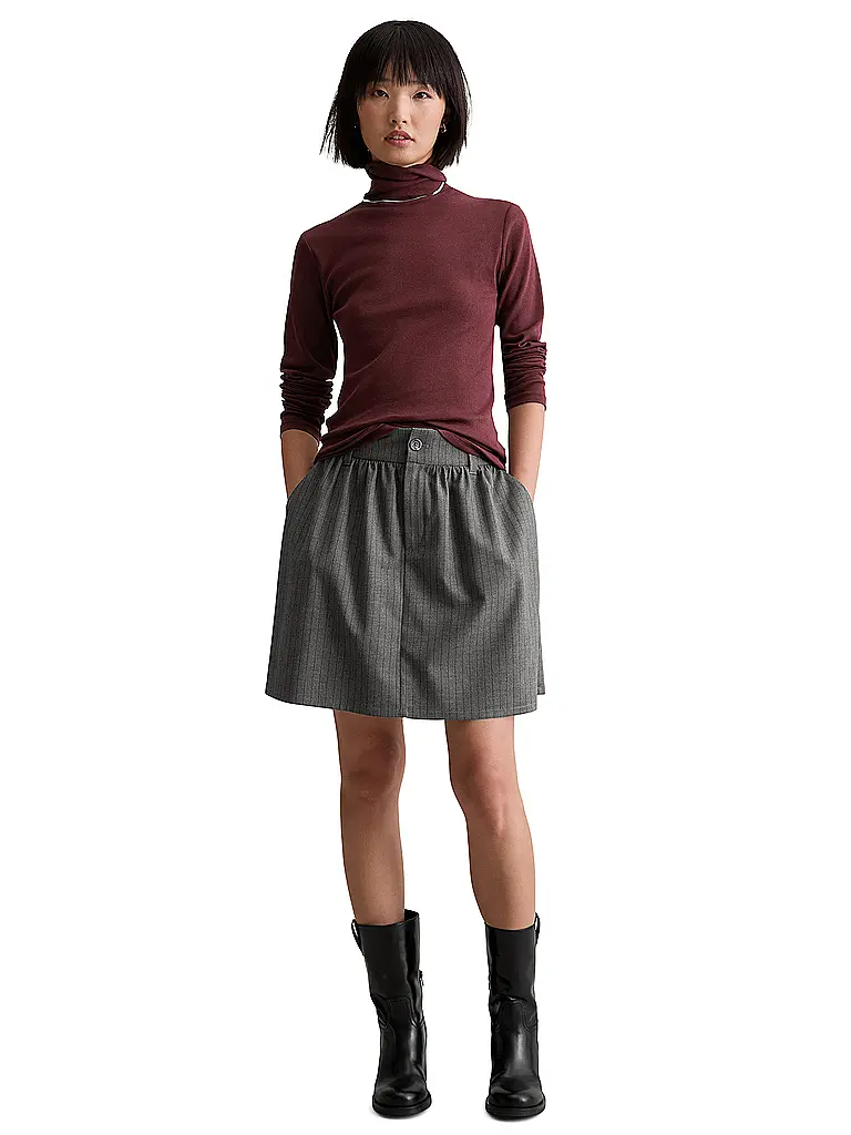 MARC O'POLO DENIM | Pull à col roulé | Rouge foncé