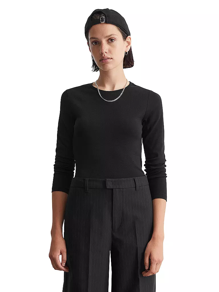 MARC O'POLO DENIM | T-shirt à manches longues | schwarz