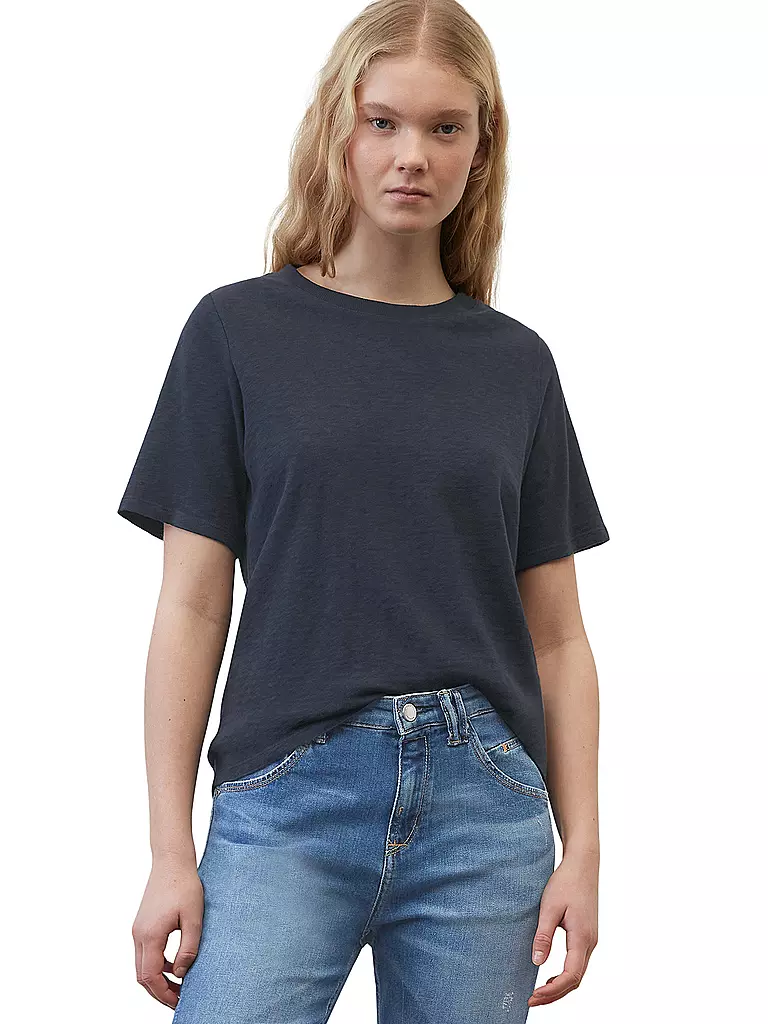 MARC O'POLO DENIM | T-shirt Coupe décontractée | Bleu foncé