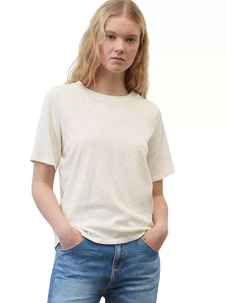 MARC O'POLO DENIM | T-shirt coupe décontractée | Blanc