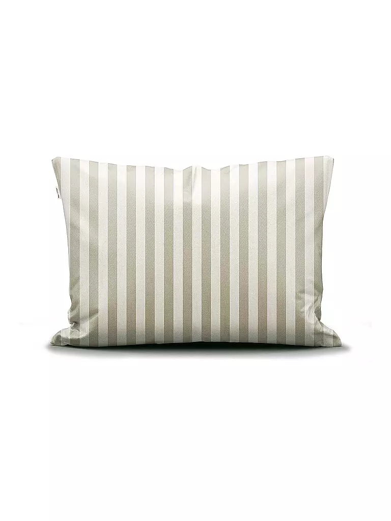 MARC O'POLO HOME | Housse de couette en satin CLASSIC STRIPE 70x90cm/140x200cm Avoine | 