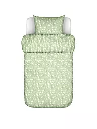 MARC O'POLO HOME | Linge de lit en satin HARPA 70x90cm/140x200cm Avoine | Vert clair