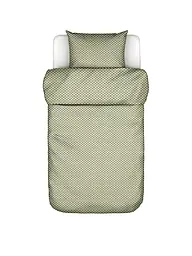 MARC O'POLO HOME | Housse de couette en satin SVEA 70x90cm/140x200cm Vert argenté | Olive