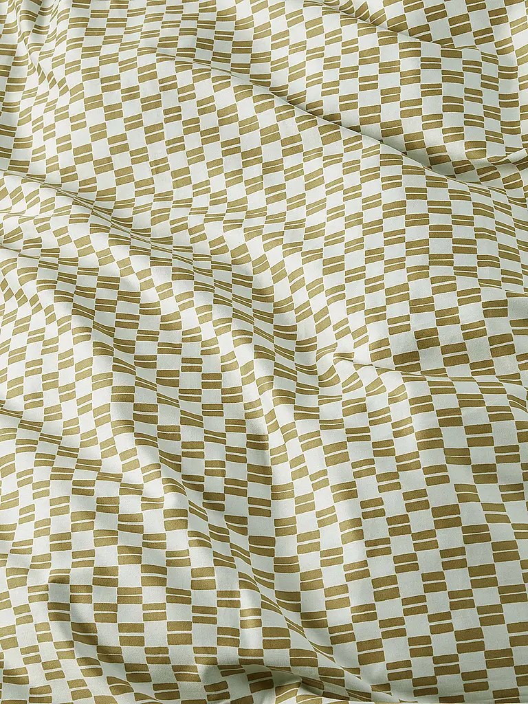MARC O'POLO HOME | Housse de couette en satin SVEA 70x90cm/140x200cm Vert argenté | 