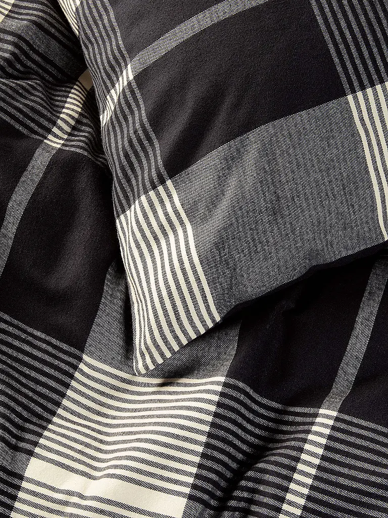 MARC O'POLO HOME | Linge de lit en flanelle ALVAR 70x90cm/140x200cm New Black | 