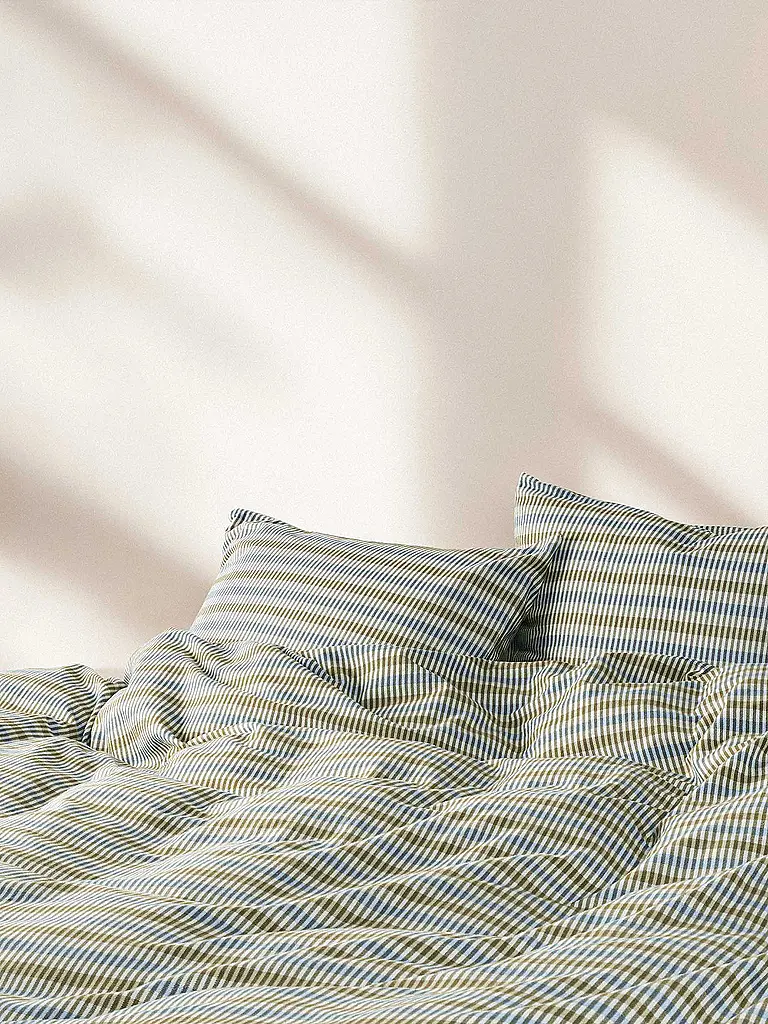 MARC O'POLO HOME | Linge de lit en flanelle OLLE 70x90cm/140x200cm Bleu denim | blau