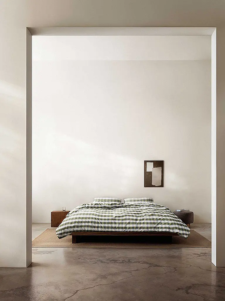 MARC O'POLO HOME | Linge de lit en flanelle OLLE 70x90cm/140x200cm Denim Blue | blau