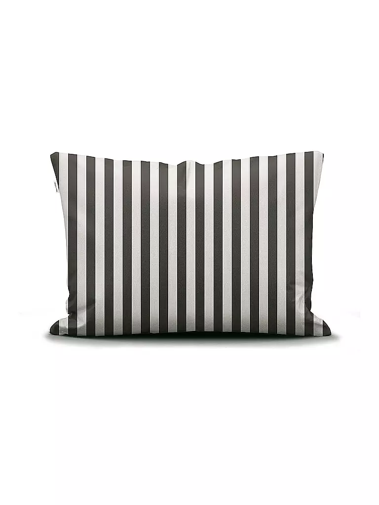 MARC O'POLO HOME | Linge de lit en satin CLASSIC STRIPE 70x90cm/140x200cm Anthracite | grau