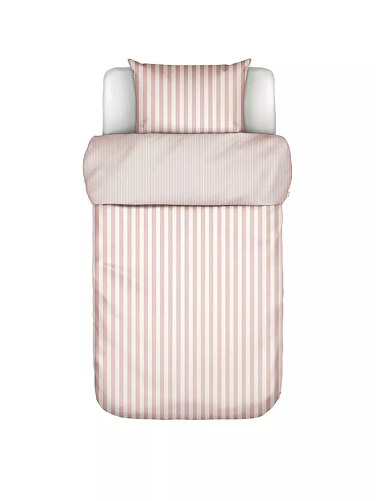 MARC O'POLO HOME | Linge de lit en satin CLASSIC STRIPE 70x90cm/140x200cm Rose Smoke | rosa