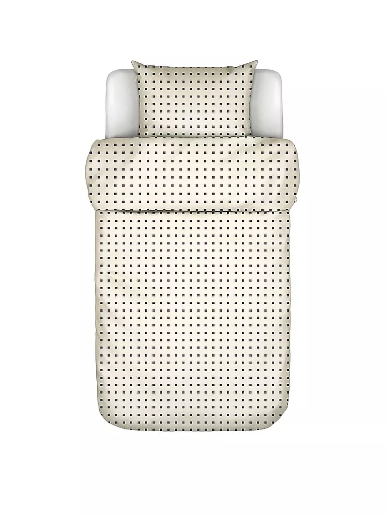 MARC O'POLO HOME | Linge de lit en satin HARPA 70x90cm/140x200cm Black | Noir