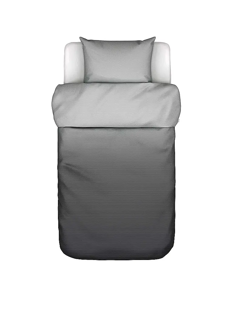 MARC O'POLO HOME | Linge de lit en satin JORN 70x90cm/140x200cm Anthracite | grau