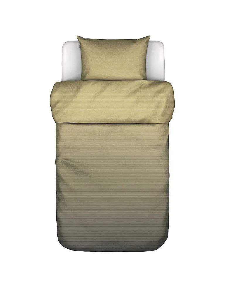 MARC O'POLO HOME | Linge de lit en satin JORN 70x90cm/140x200cm Deep Pea | gelb