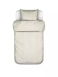 MARC O'POLO HOME | Satin Bettwäsche CLASSIC STRIPE 70x90cm/140x200cm Navy | Beige