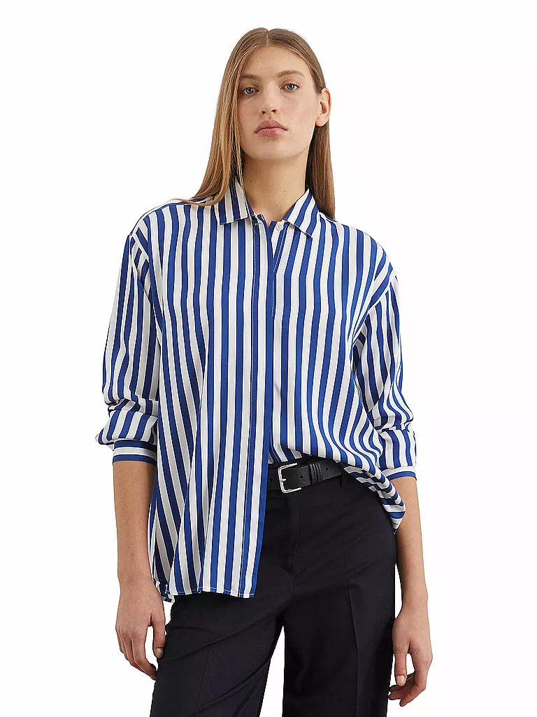 MARC O'POLO | Blouse Coupe Oversize | blau