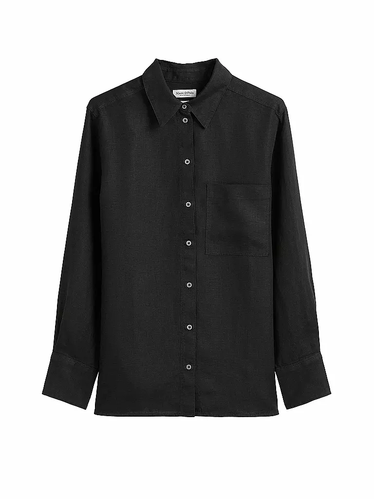 MARC O'POLO | Blouse en lin | schwarz