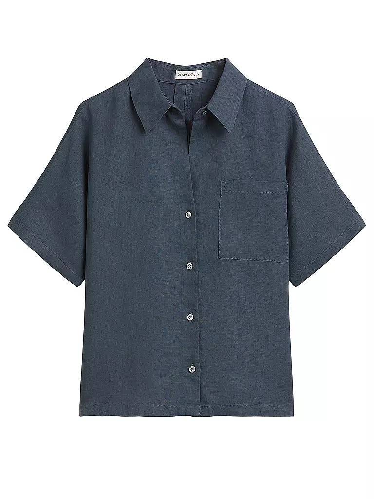 MARC O'POLO | Blouse en lin | Bleu foncé