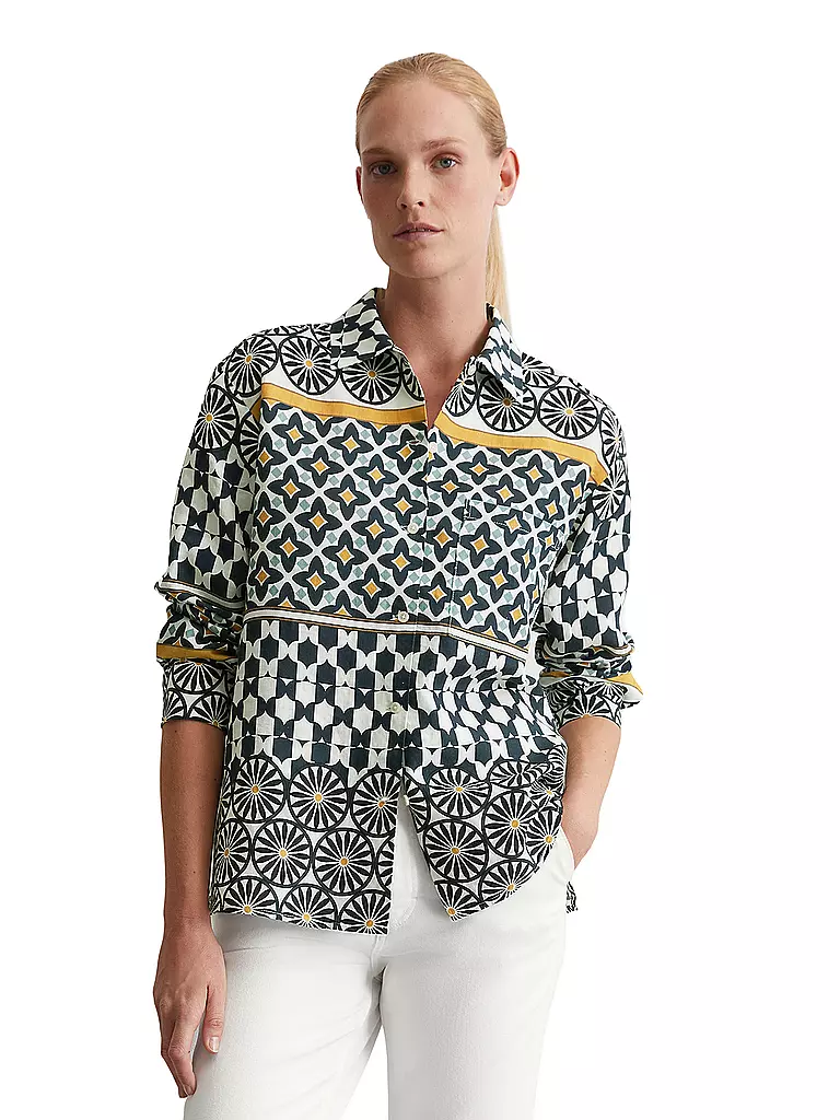 MARC O'POLO | Blouse en lin | dunkelblau
