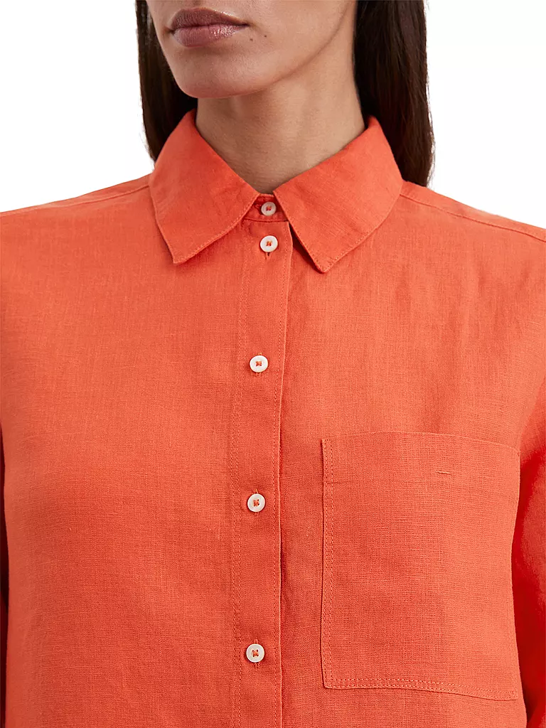 MARC O'POLO | Blouse en lin | rot