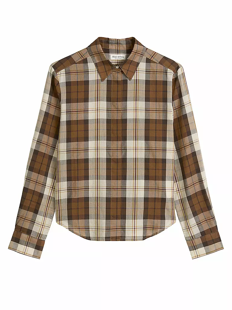 MARC O'POLO | Blouse | hellbraun