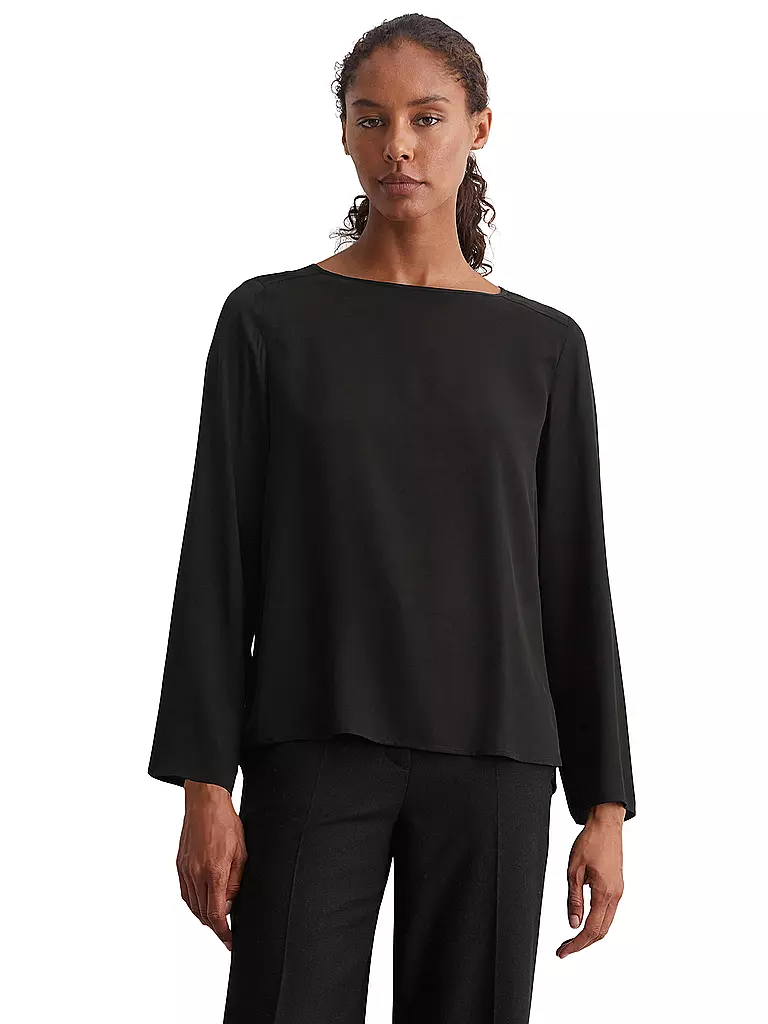 MARC O'POLO | Blouse-chemise | schwarz