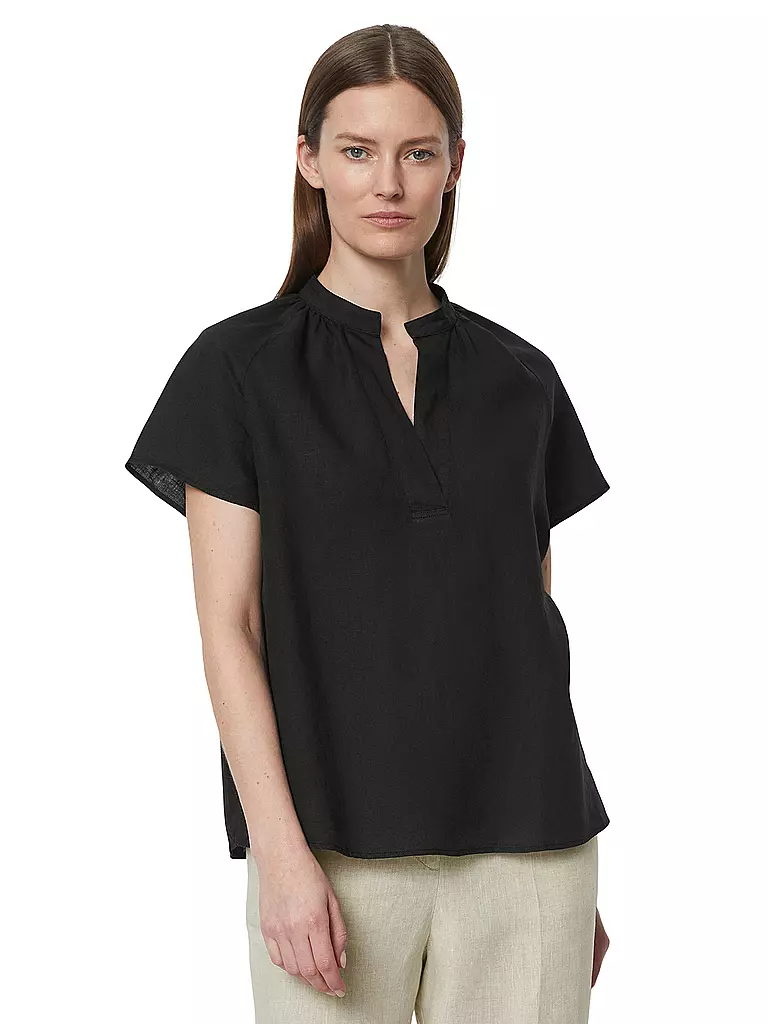 MARC O'POLO | Blusenshirt | Noir