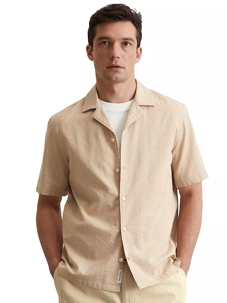 MARC O'POLO | Chemise coupe droite | creme