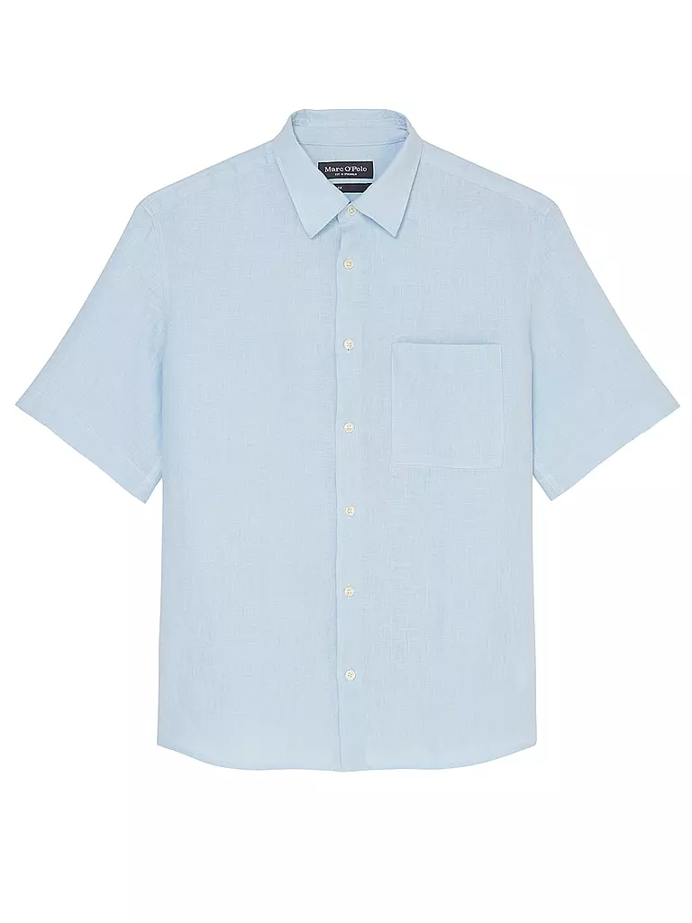 MARC O'POLO | Chemise en lin coupe classique | blau
