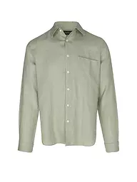 MARC O'POLO | Chemise en lin coupe regular | Olive