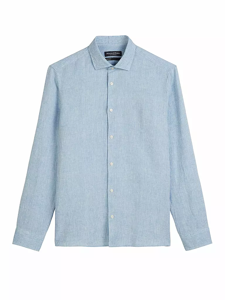 MARC O'POLO | Chemise en lin coupe regular | blau