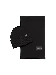 MARC O'POLO | Ensemble 2 pièces bonnet et écharpe | Noir