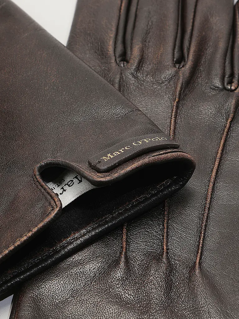 MARC O'POLO | Gants en cuir | braun