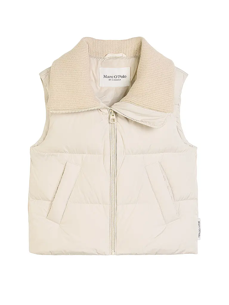 MARC O'POLO | Gilet matelassé | creme