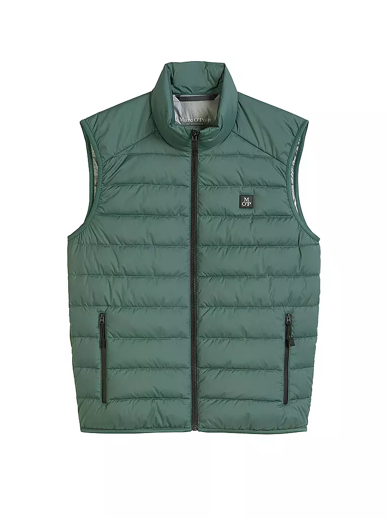 MARC O'POLO | Gilet matelassé | dunkelgrün