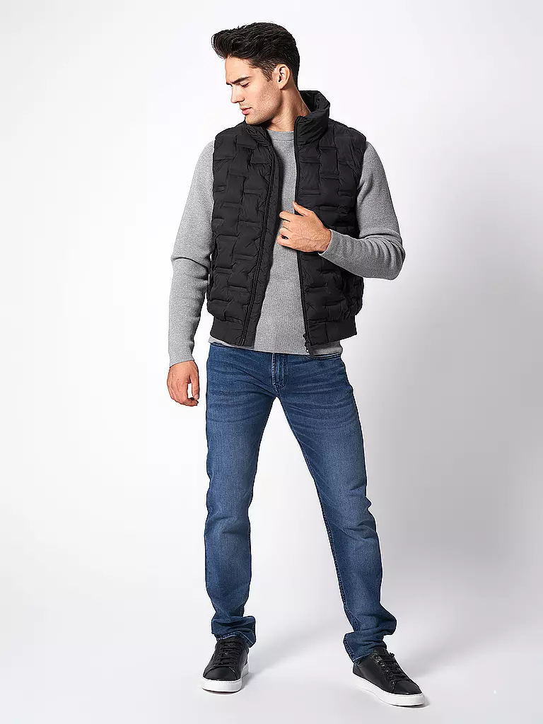 MARC O'POLO | Gilet matelassé | schwarz