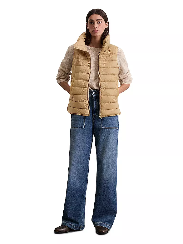 MARC O'POLO | Gilet matelassé | hellbraun
