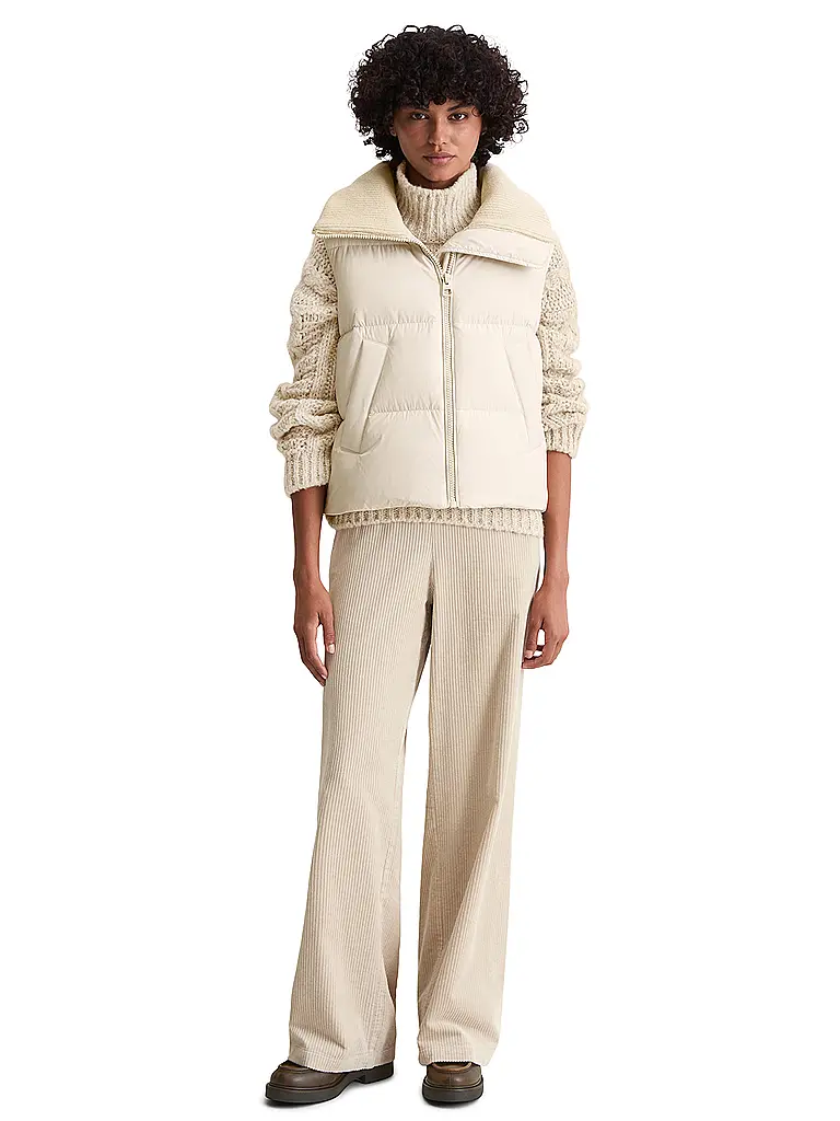 MARC O'POLO | Gilet matelassé | creme