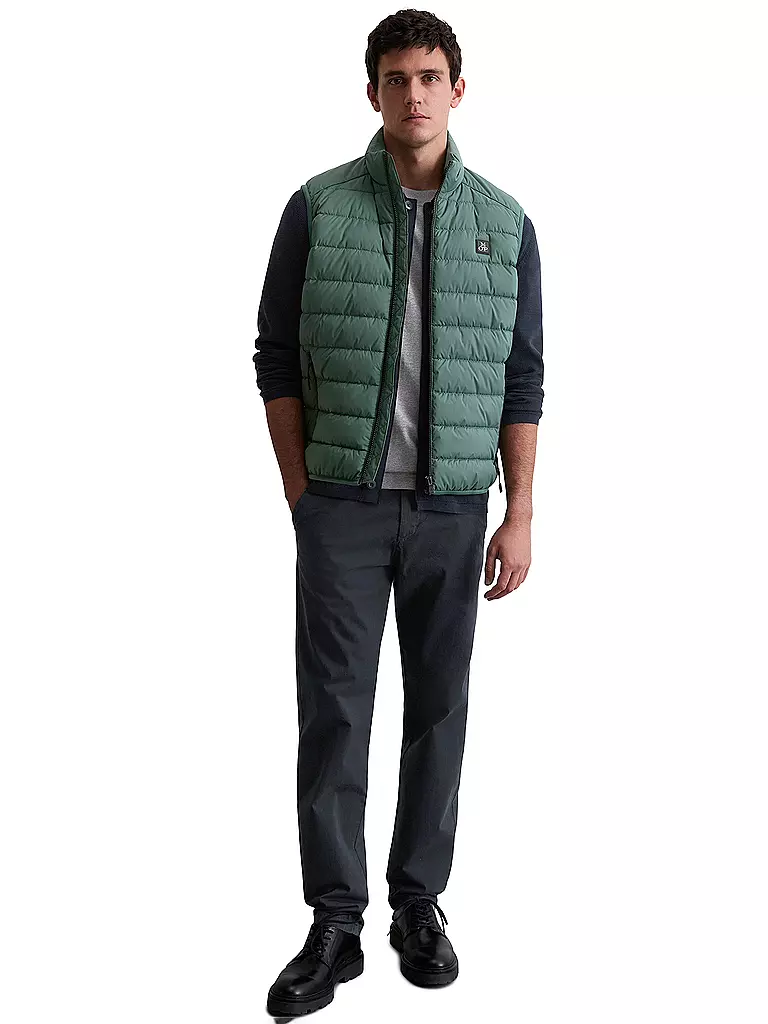 MARC O'POLO | Gilet matelassé | dunkelgrün