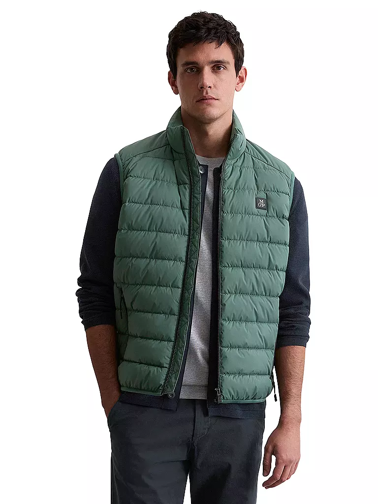 MARC O'POLO | Gilet matelassé | dunkelgrün