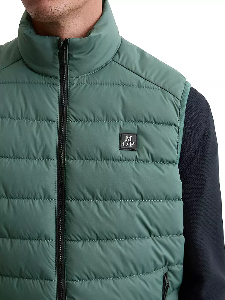 MARC O'POLO | Gilet matelassé | dunkelgrün