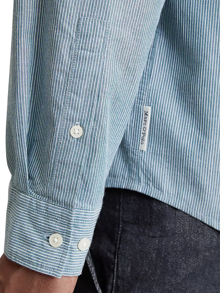MARC O'POLO | Hemd Regular Fit  | Bleu