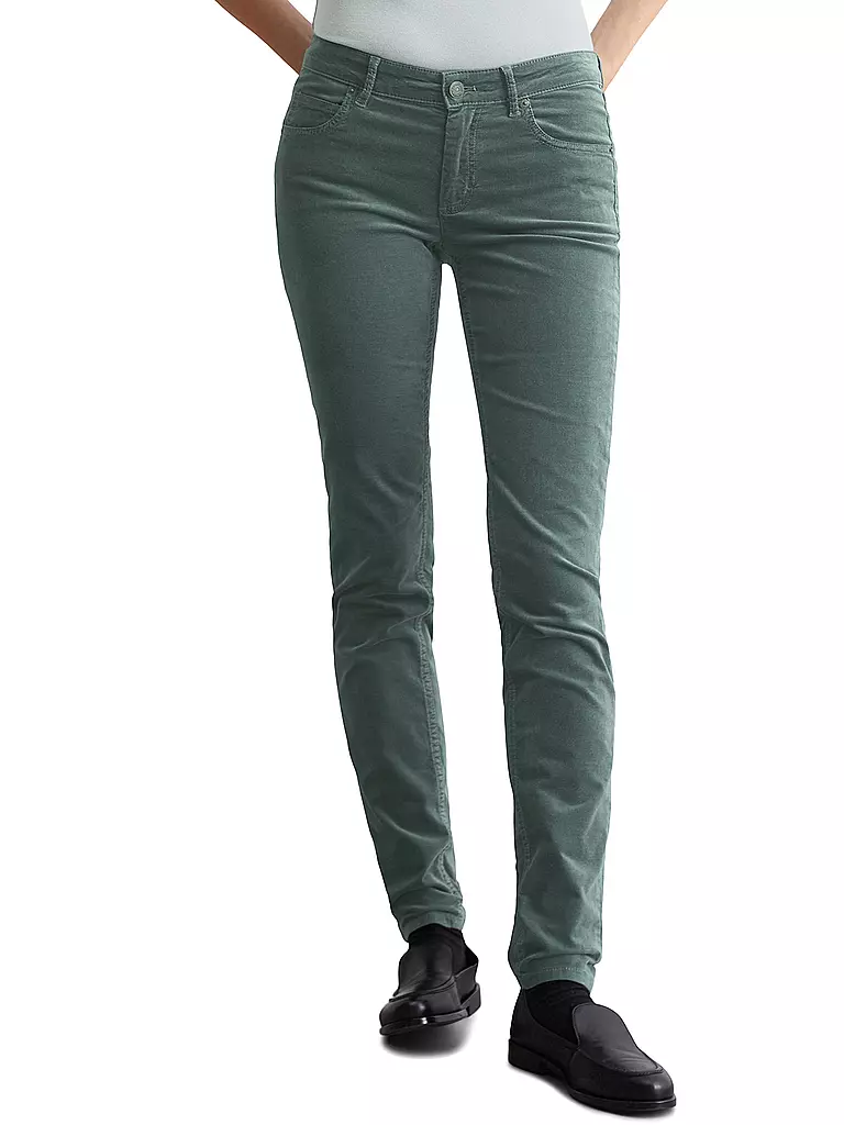 MARC O'POLO | Hose Slim Fit | Vert foncé