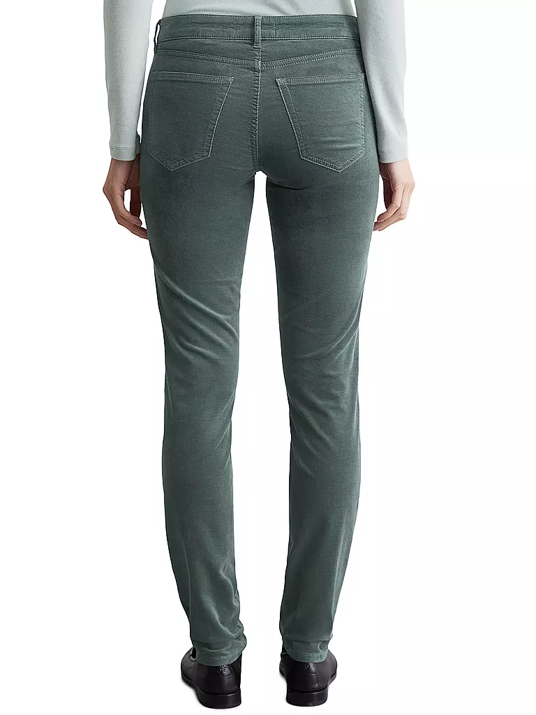 MARC O'POLO | Hose Slim Fit | Vert foncé