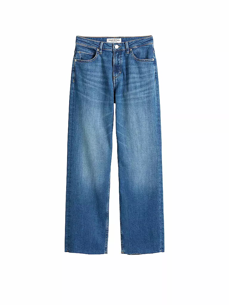 MARC O'POLO | Jean taille haute jambe droite | Bleu