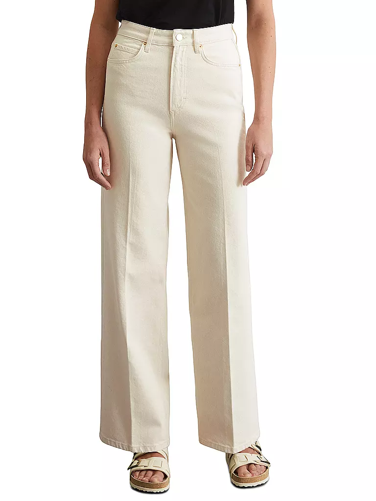 MARC O'POLO | Jeans Wide Leg | creme