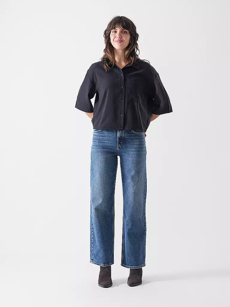 MARC O'POLO | Jeans Wide Leg | blau