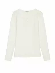 MARC O'POLO | Langarmshirt  | Blanc