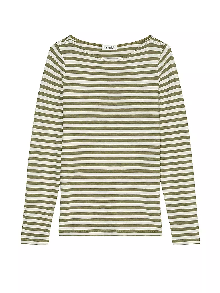 MARC O'POLO | Langarmshirt | Olive